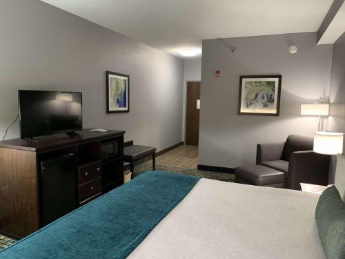 King Room with Roll-In Shower - Mobility Accessible