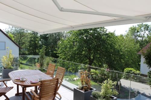 Balkons/terase, Ferienwohnung Brüssing (Ferienwohnung Brussing) in Pentling