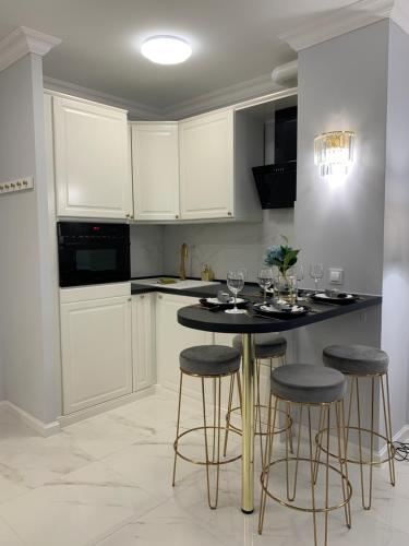 Kjøkken, Hamptons Apartment in Świnoujście