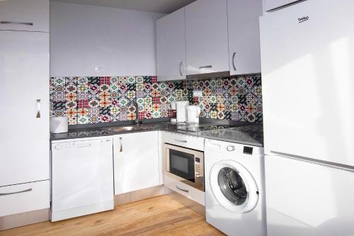 virtuve, Apartamentos Salitre in Santa Cruz De Bezana