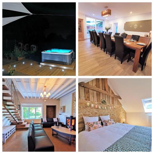 . Le pavillon de l'herboriste 14p jacuzzi jardin