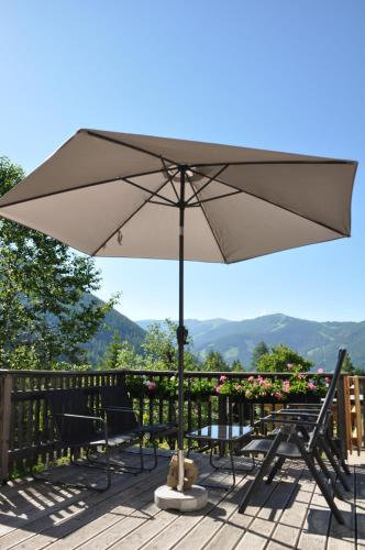 Balcony/terrace, Landhaus Zirben in Sankt Oswald