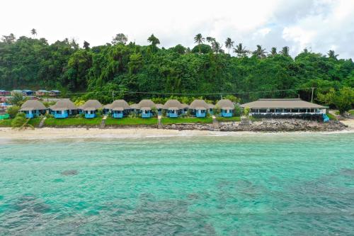 Uitzicht, Litia Sini Beach Fales in Lalomanu