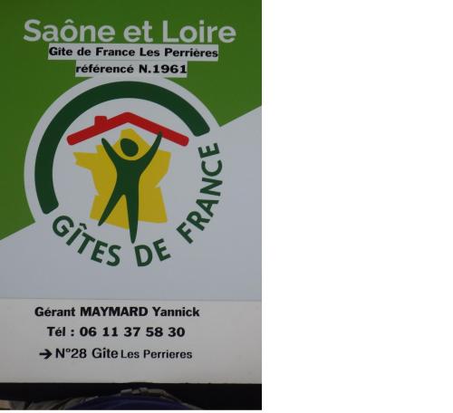 Gîte de Franc Saône et Loire référencé 1961 Les Perrières entre Autun et Le Creusot chez Maymard Yannick