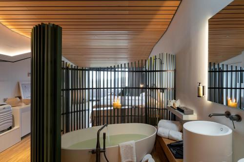 浴室, Parador Costa Da Morte in 穆西亞