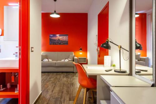 Közös társalgó / TV, Five Rooms Brolo in Brolo