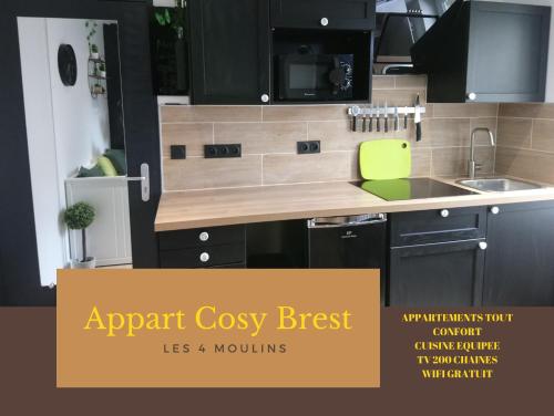 Appart Cosy Brest (Les 4 moulins)