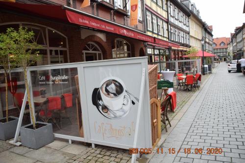 Café Burgstraße in Wernigerode, Deutschland