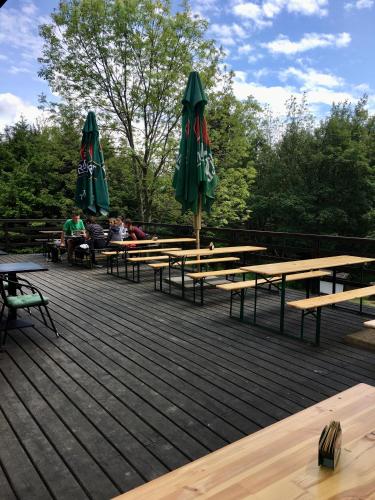 Balkons/terase, Turistická Chata Pláně (Turisticka Chata Plane) in Svetla pod Jestedem