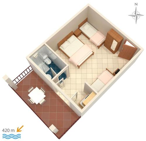 Apartments with a parking space Gradac Makarska - 2784 - image 14