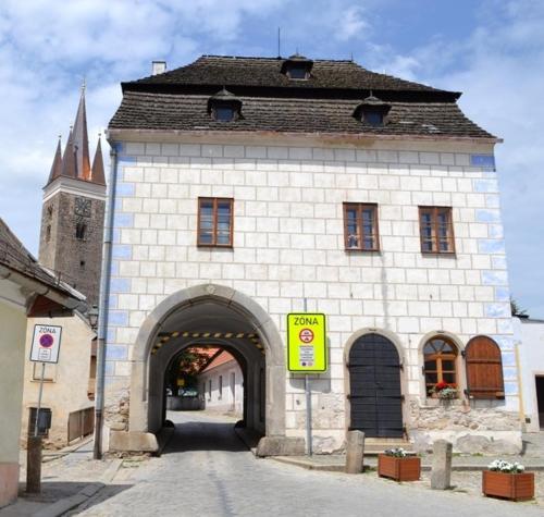 ทัศนียภาพภายนอกโรงแรม, Apartmán Horní Brána (Apartman Horni Brana) in ใจกลางเมืองเตลช์