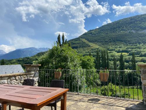 Uitzicht, Casa Sansón (Casa Sanson) in Castanesa