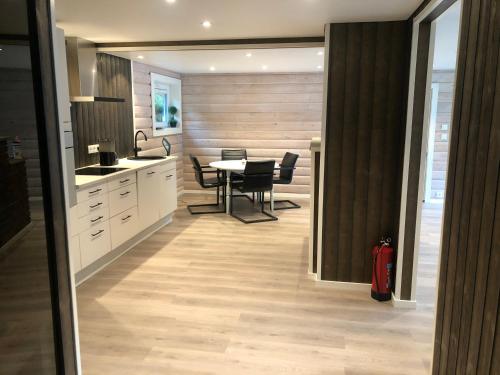 virtuve, Jolster sauna apartments in Skei I Jolster