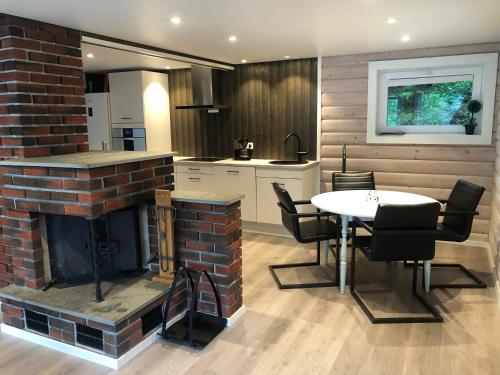 virtuve, Jolster sauna apartments in Skei I Jolster