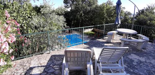 Úszómedence, Holiday Home Villa "Paradise Farm" in Jadranovo