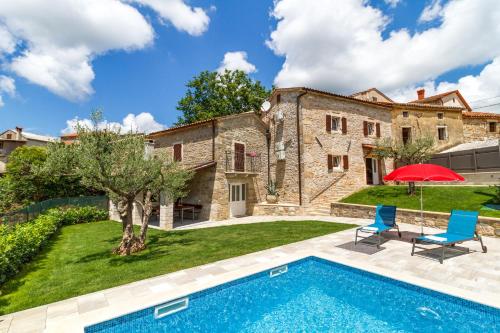 Villa Zoro with a lovely garden and a private POOL in the middle of Istria