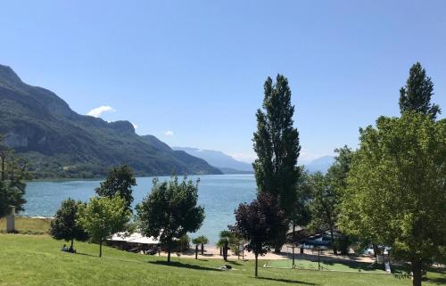 Kilátás, Eco Yourte Lac du Bourget in Conjux