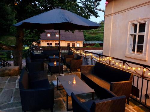 Terraza/balcón, Hotel KORTUS in Jetrichovice U Decina