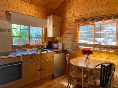 kuhinja, Bryn Dinas Camping Pods at the foot of Mt Snowdon in Plas Gwynant