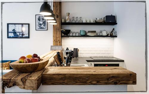廚房, Ferienwohnung Seeblick Grundlsee - Your Austrian Home in 格倫德爾湖