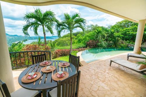 Hacienda-Style Villa with Pool and Sweeping Ocean Views Above Potrero