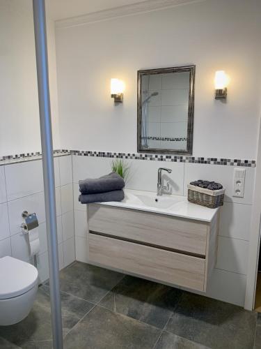 Fürdőszoba, Ferienhaus Casa Markus Kalkar in Kalkar