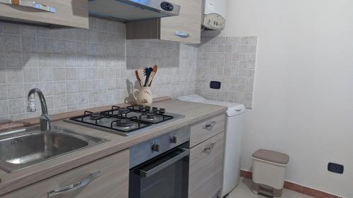 Konyha, 75 négyzetméteres, 1 hálószobás Apartman 1 fürdőszobával Catanzaro területén (TOP Apartment) in Catanzaro