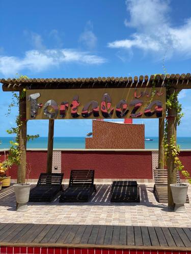 Uitzicht, Hotel Fortaleza Inn in Fortaleza