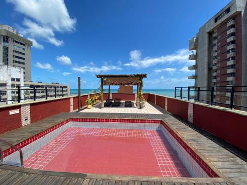balkon/terras, Hotel Fortaleza Inn in Fortaleza