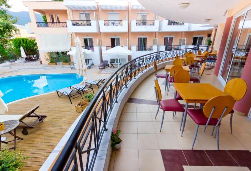 Balcony/terrace, Hotel Filia in Thassos