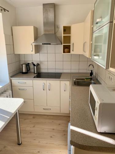 virtuve, Centro Apartamentai in Zarasai