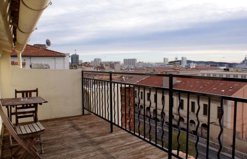 Kilátás, Hotel Jaures in Toulon