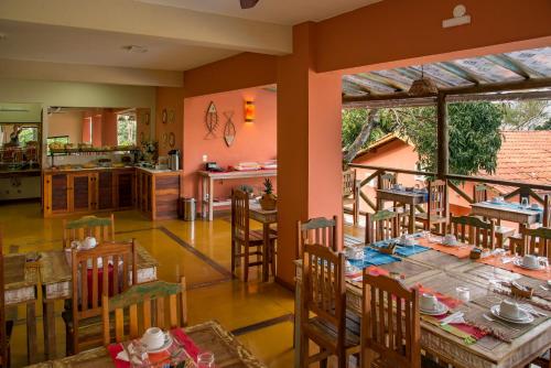 مطعم, Pousada Altamira in Praia do Pereque