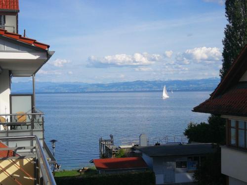 Apartment with Balcony with side sea view