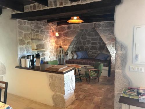 Ivanini secluded stone Villa with a stunning view