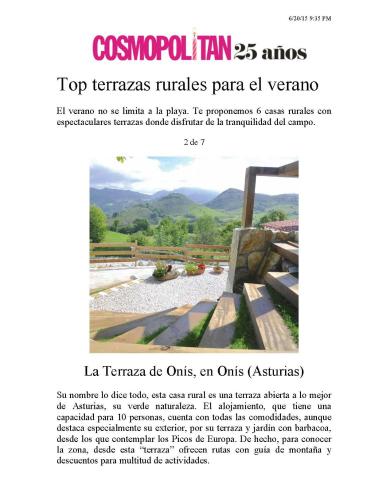  La Terraza de Onís in Bobia de Arriba