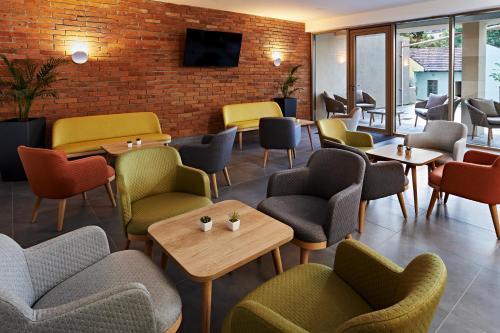 Bar/lounge, Hotel Adalbert Szent Tamas haz in Esztergom