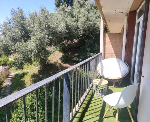 Chambre avec balcon Bastia centre chambre d'hôte Bastia