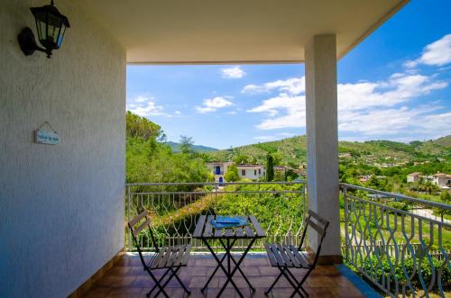 Балкон, Villa al mare a Santa Maria di Castellabate in Монтекоріце