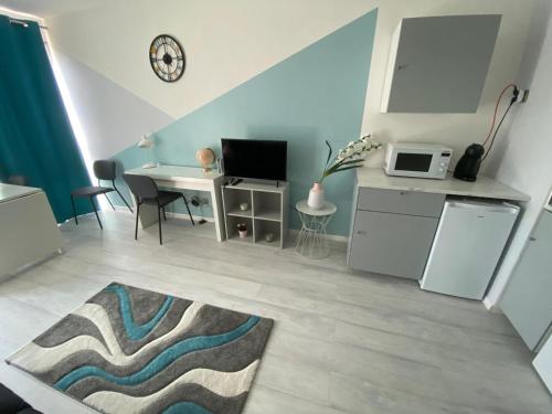 Studio 26m2 centre ville rénové avec parking privé 5