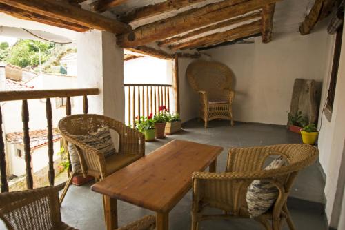 Balkons/terase, Casa Rural Muro de Aguas in Navalsaz