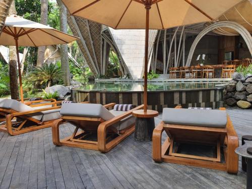 Rõdu/terrass, Ulaman Eco Luxury Resort in Tabanan