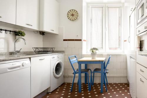köök, Apartamento KUIA en Gran Bilbao con vistas a un parque in Basauri