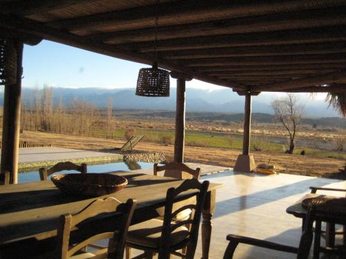 Erkély/terasz, FINCA TIERRA CALMA Casa 1 in Barreal