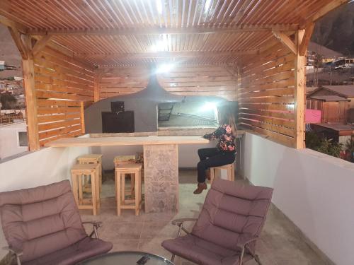virtuve, Hosteria Piedra Blanca in Taltal