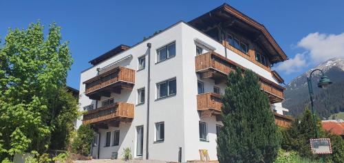 balkon/terras, Schäfflers Ferienwohnungen (Schafflers Ferienwohnungen) in Lermoos