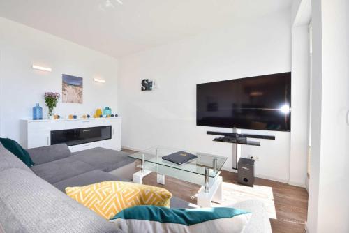 Ferienwohnung mit Haffblick