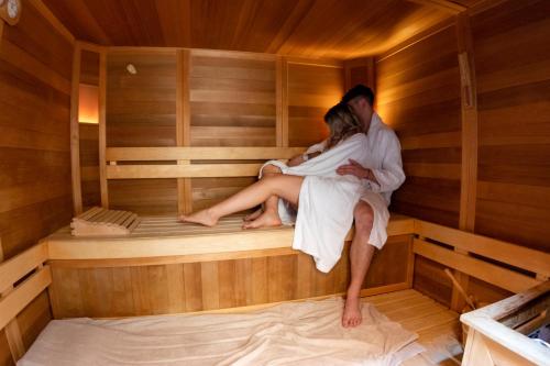 Sauna, Villa del Poggio Prosecco Bike Hotel in San Pietro Di Feletto