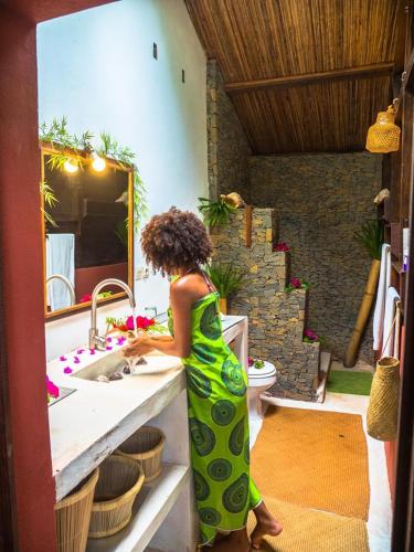 Ванна кімната, Hotel ECOLODGE LE RAVORAHA in Ile Sainte Marie