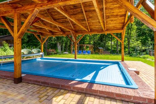 Swimming pool, Penzion Kokorin Forest Villa in Harrachov